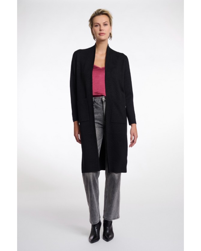 Ζακέτα Rino&Pelle Μαύρη VALERIE500W-BLACK