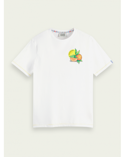 T-shirt Scotch&Soda Λευκό 172463-SC0006