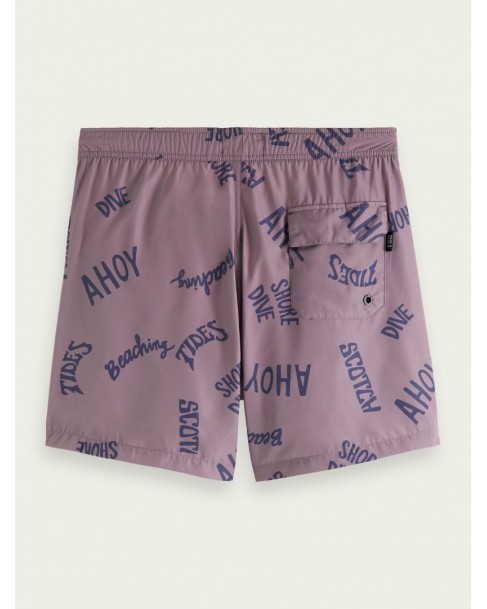 Μαγιό boxer Scotch&Soda Μωβ 160600-SC0218