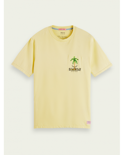T-shirt Scotch&Soda Κίτρινο 166070-SC0510
