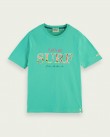 T-shirt Scotch&Soda Τυρκουάζ 166049-SC4758