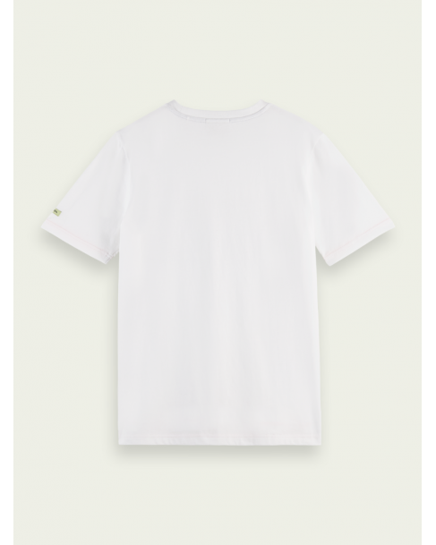 T-shirt Scotch&Soda Λευκό 166049-SC0006