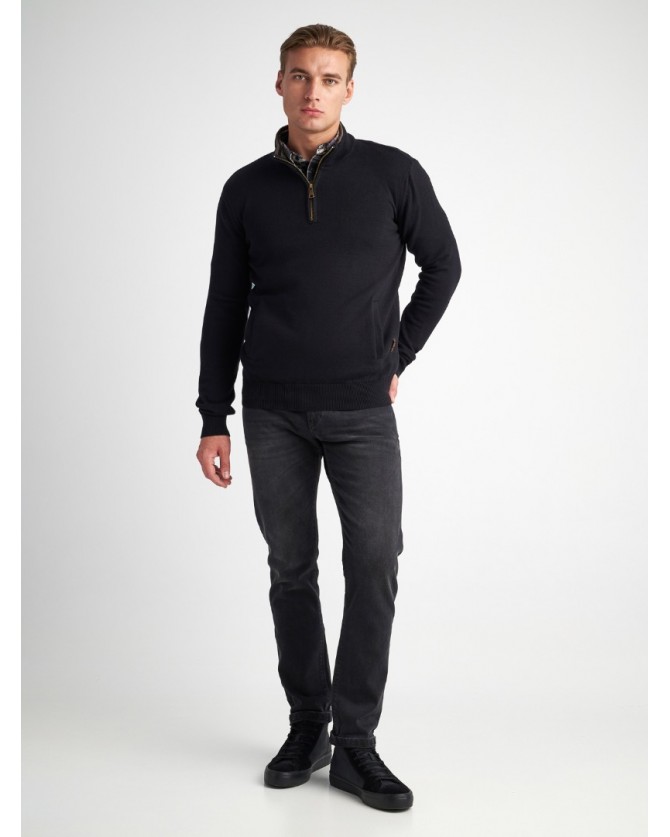 Παντελόνι Jean Staff Gallery Μαύρο HARDY MAN PANT 859.766.BL.052-00-TYPOS