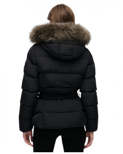 Μπουφάν Superdry Μαύρο W5011928A-02A