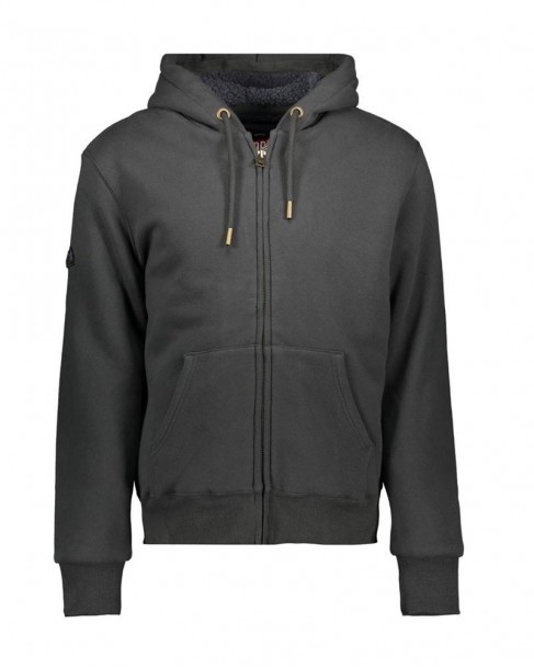Ζακέτα Superdry Ανθρακί M2014502A-AFB