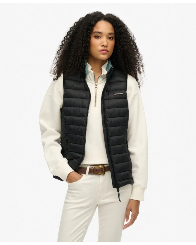 Μπουφάν γιλέκο Superdry Μαύρο W5011892A-02A