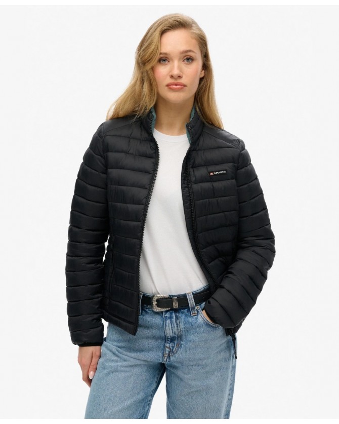 Μπουφάν Superdry Μαύρο W5011835A-02A