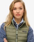 Μπουφάν γιλέκο Superdry Λαδί W5011892A-8MI