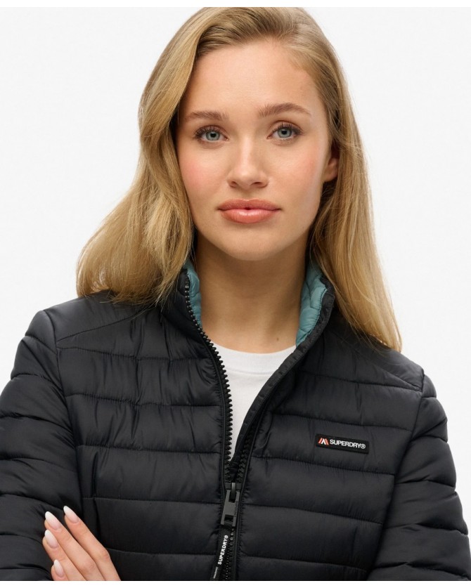 Μπουφάν Superdry Μαύρο W5011835A-02A