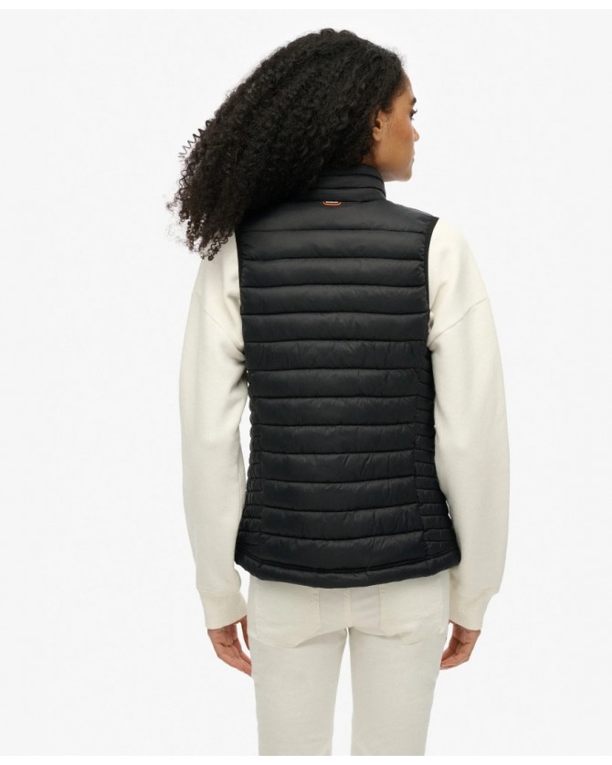 Μπουφάν γιλέκο Superdry Μαύρο W5011892A-02A