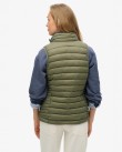 Μπουφάν γιλέκο Superdry Λαδί W5011892A-8MI
