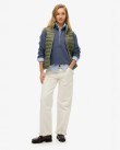 Μπουφάν γιλέκο Superdry Λαδί W5011892A-8MI