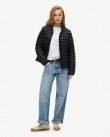 Μπουφάν Superdry Μαύρο W5011835A-02A