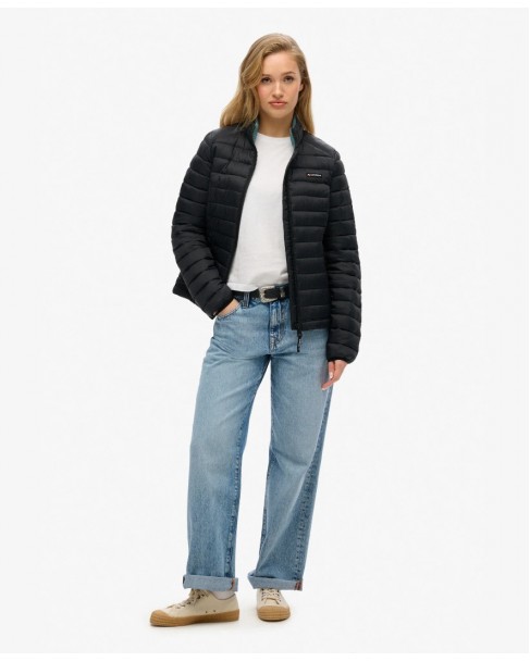 Μπουφάν Superdry Μαύρο W5011835A-02A
