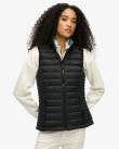 Μπουφάν γιλέκο Superdry Μαύρο W5011892A-02A