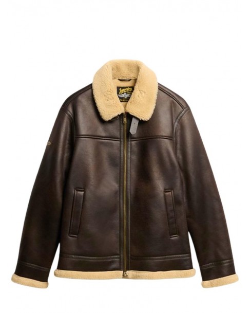 Μπουφάν Superdry Καφέ M5012141A-04O