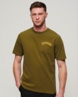 T-shirt ανδρικό Superdry Λαδί M1011896B IE0-FIR GREEN