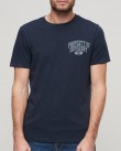 T-shirt ανδρικό Superdry Σκούρο μπλε βαμβακερό M1011903A JWV-ECLIPSE NAVY SLUB