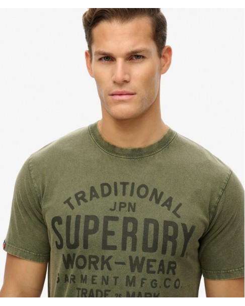 T-shirt Superdry Λαδί M1012204A-9IO