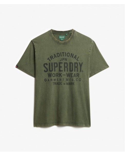 T-shirt Superdry Λαδί M1012204A-9IO