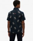 Πουκάμισο Superdry Σκούρο μπλε M4010793A-F8O