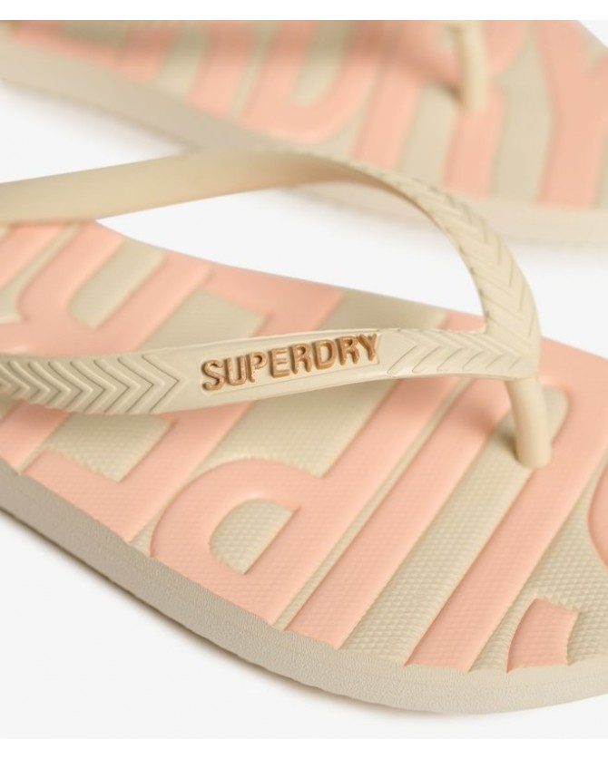 Σαγιονάρες Superdry Εκρού WF310231A-2GM
