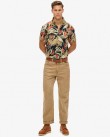 Πουκάμισο κοντομάνικο Superdry Σκούρο μπλε M4010947A-F7V
