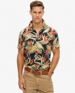 Πουκάμισο κοντομάνικο Superdry Σκούρο μπλε M4010947A-F7V