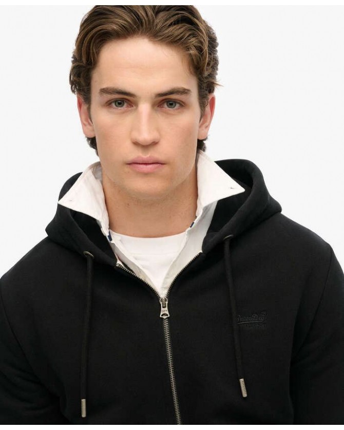 Ζακέτα φούτερ Superdry Μαύρη M2014128A-02A