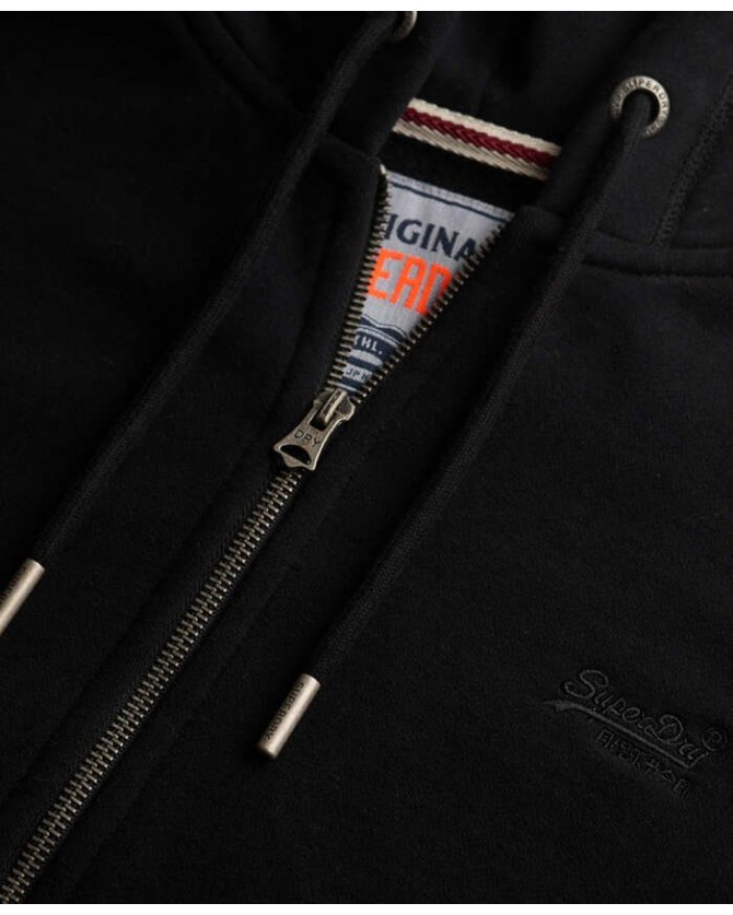 Ζακέτα φούτερ Superdry Μαύρη M2014128A-02A