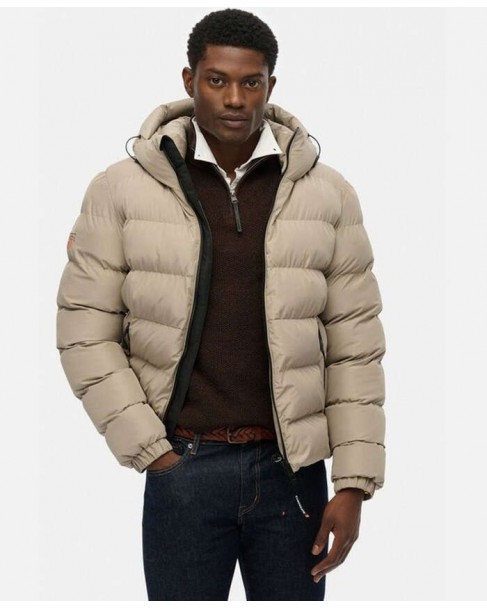 Μπουφάν Superdry Μπεζ M5011905A-9UN