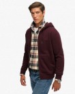 Ζακέτα φούτερ Superdry Μπορντό M2014128A-I1M