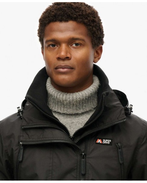 Μπουφάν Superdry Μαύρο M5012100A-02A
