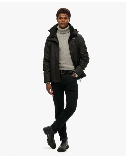 Μπουφάν Superdry Μαύρο M5012100A-02A