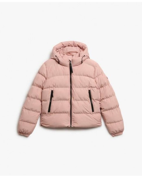 Μπουφάν Superdry Ροζ W5011996A-EQ8