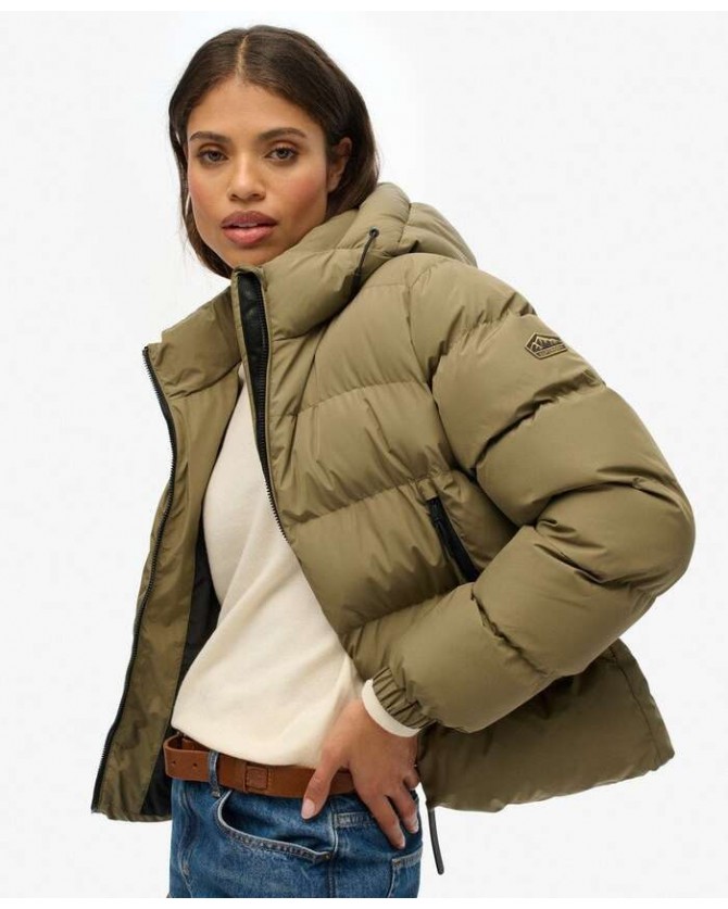 Μπουφάν Superdry Λαδί W5011996A-03O