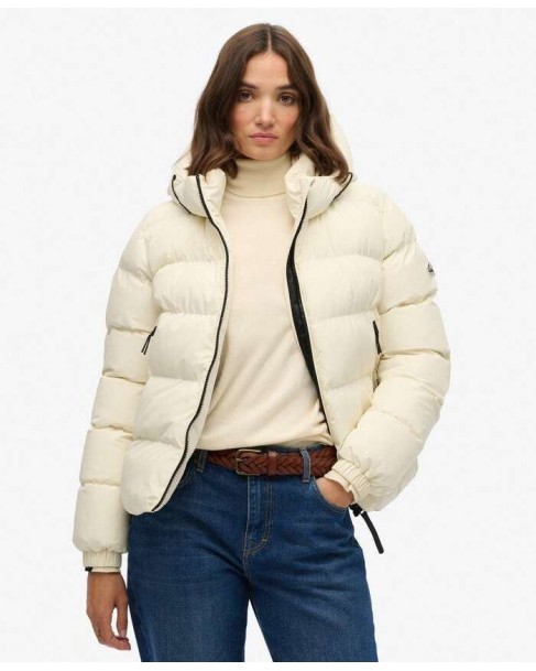 Μπουφάν Superdry Εκρού W5011996A-71D