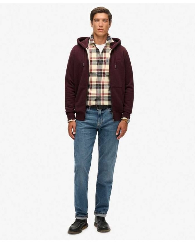Ζακέτα φούτερ Superdry Μπορντό M2014128A-I1M