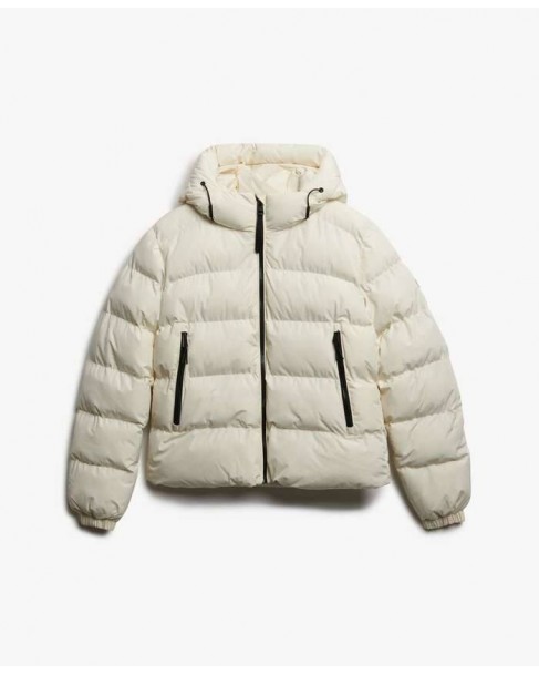 Μπουφάν Superdry Εκρού W5011996A-71D