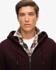 Ζακέτα φούτερ Superdry Μπορντό M2014128A-I1M