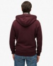 Ζακέτα φούτερ Superdry Μπορντό M2014128A-I1M