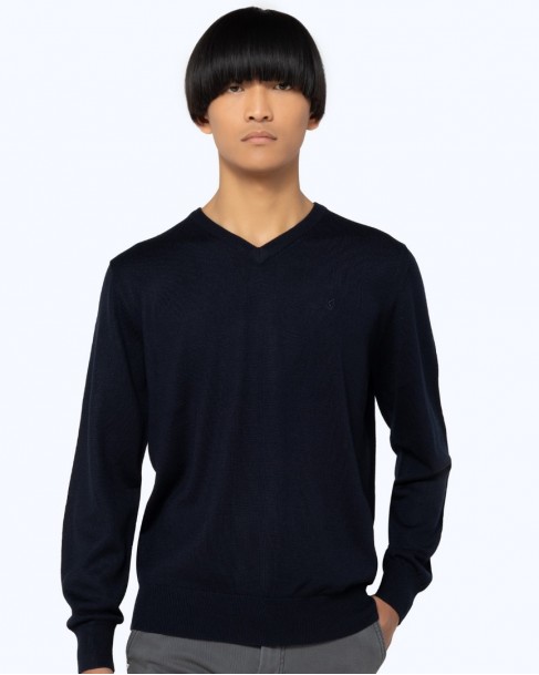 Πλεκτό The Bostonians Σκούρο μπλε 3MV1001-B166NV