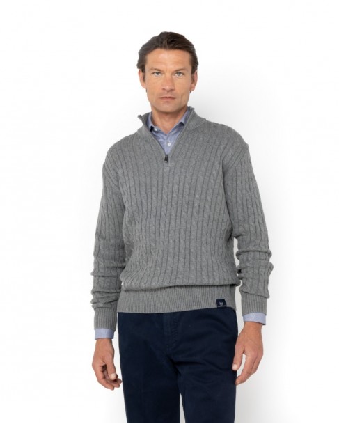 Πλεκτό The Bostonians Γκρι 3MO1112-B023GY