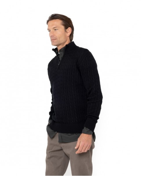 Πλεκτό The Bostonians Μαύρο 3MO1112-B031BL