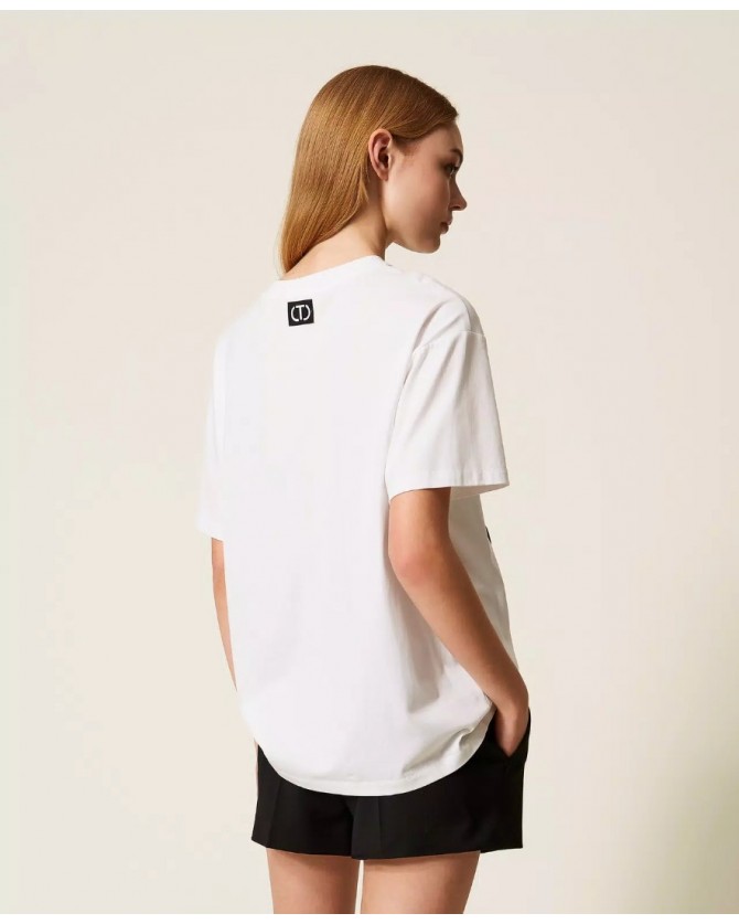 T-shirt Twin Set Λευκό 252TP2053-00001