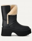 Μπότα UGG Μαύρη New Heights Cuff LTHR 1172590-0071