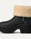 Μπότα UGG Μαύρη New Heights Cuff LTHR 1172590-0071