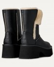 Μπότα UGG Μαύρη New Heights Cuff LTHR 1172590-0071